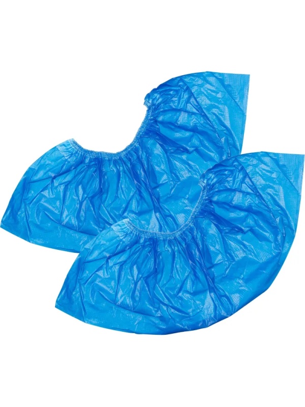 Бахилы н/с, п/э с 2й рез. 10г ПНД2-8/40/2р-С-С 25 пар/уп