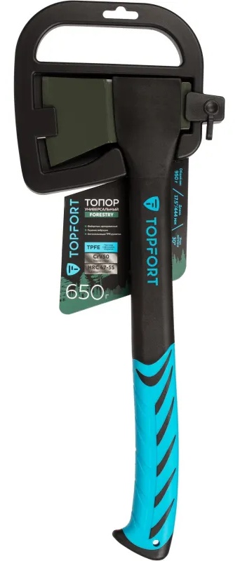 Топор универсальный TOPFORT Forestry 17.5/444мм, 650g/950g фиберглас