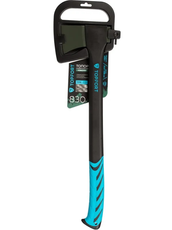 Топор универсальный TOPFORT Forestry 23.5/596мм, 830g/1250g фиберглас