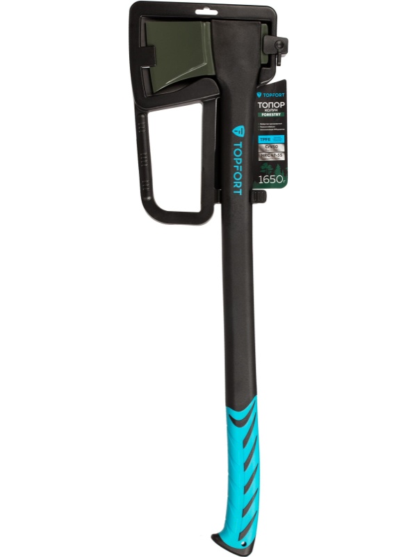 Топор колун TOPFORT Forestry 30.5/774мм, 1650g/2350g фиберглас