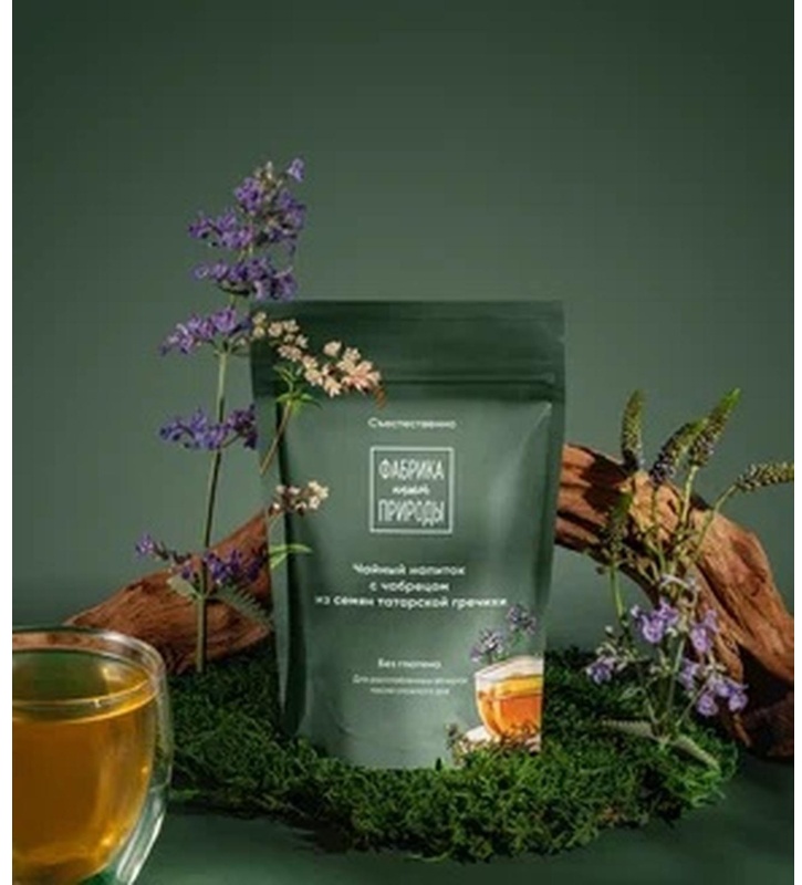 Чайный напиток Фабрика природы с чабрецом из семян татарской гречихи 45г