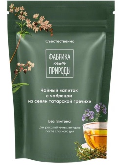 Чайный напиток Фабрика природы с чабрецом из семян татарской гречихи 45г