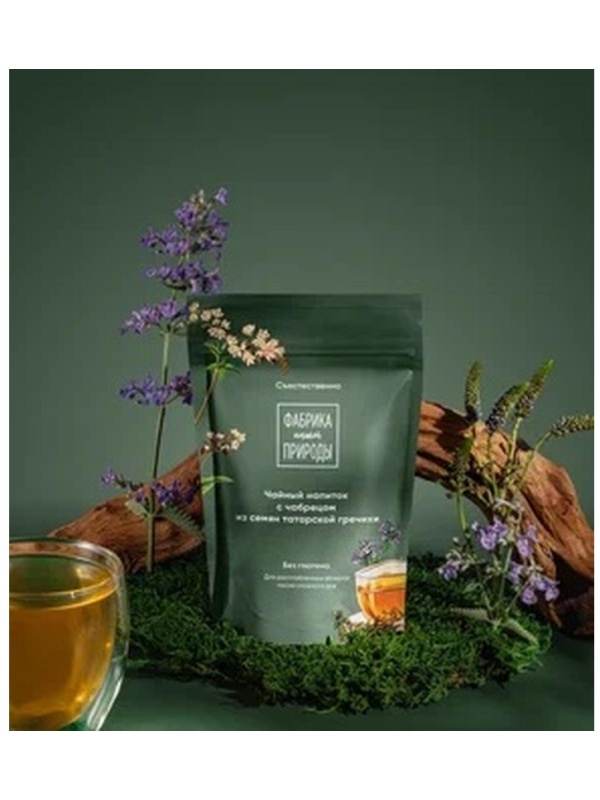 Чайный напиток Фабрика природы с чабрецом из семян татарской гречихи 45г
