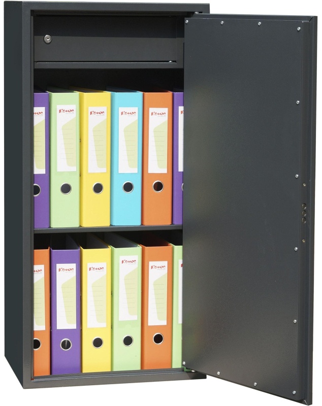 Шкаф для бумаг металлический Комус Мебель Cobalt TSL-90M, 460х340х900 мм