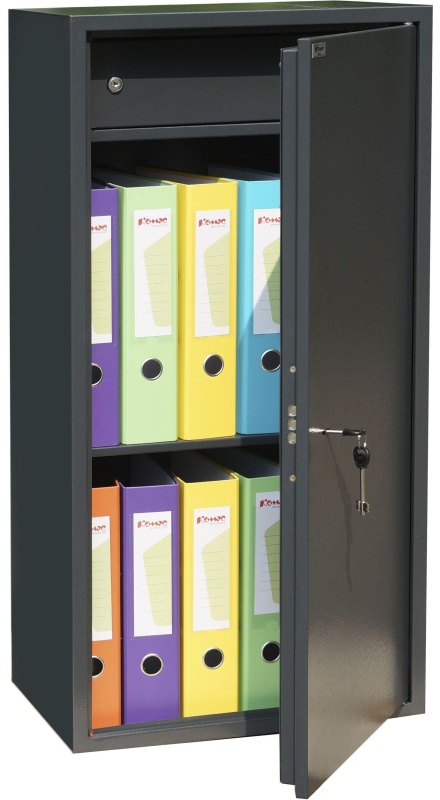 Шкаф для бумаг металлический Комус Мебель Cobalt TSL-90M, 460х340х900 мм