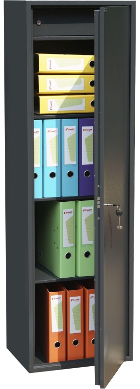 Шкаф для бумаг металлический Комус Мебель Cobalt TSL-150M, 340х460х1500 мм