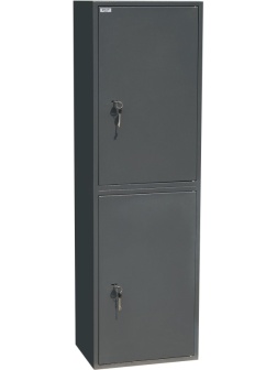 Шкаф для бумаг металлический Комус Мебель Cobalt TSL-150/2M, 340х460х1500мм