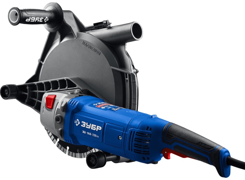 Штроборез ЗУБР d180 мм,2200Вт,45 мм,метал.ящик,профессионал ЗШ-П45-2200 ПТК