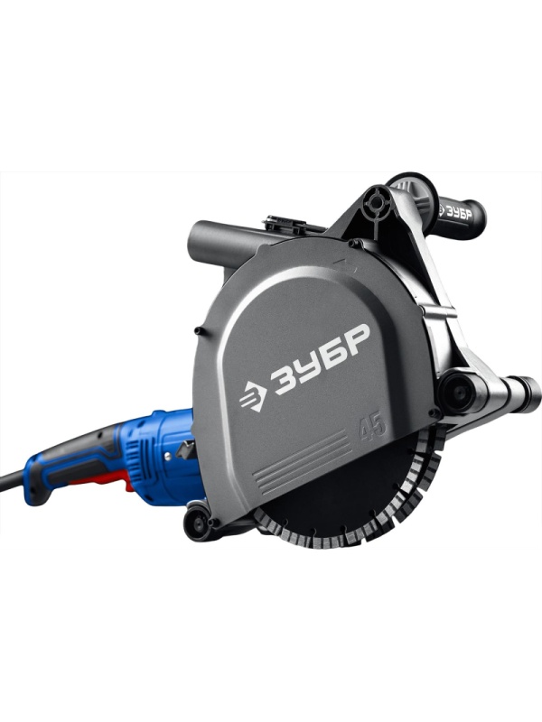 Штроборез ЗУБР d180 мм,2200Вт,45 мм,метал.ящик,профессионал ЗШ-П45-2200 ПТК