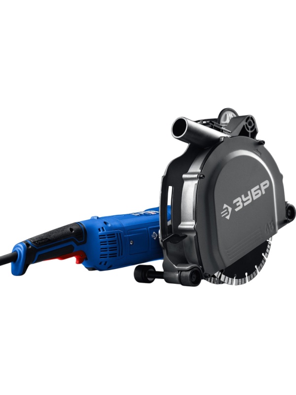 Штроборез ЗУБР d180 мм,2200Вт,45 мм,метал.ящик,профессионал ЗШ-П45-2200 ПТК