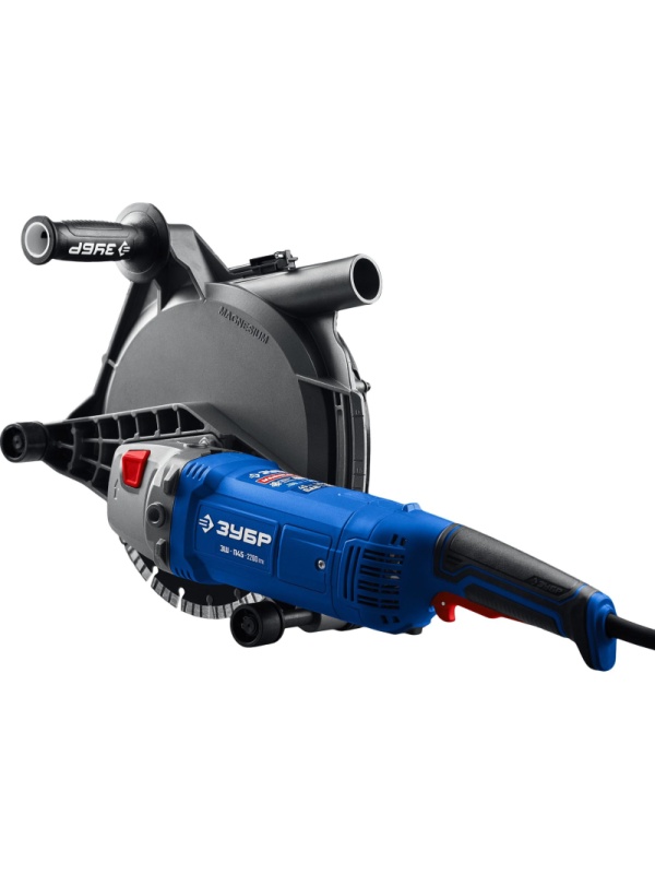 Штроборез ЗУБР d180 мм,2200Вт,45 мм,метал.ящик,профессионал ЗШ-П45-2200 ПТК