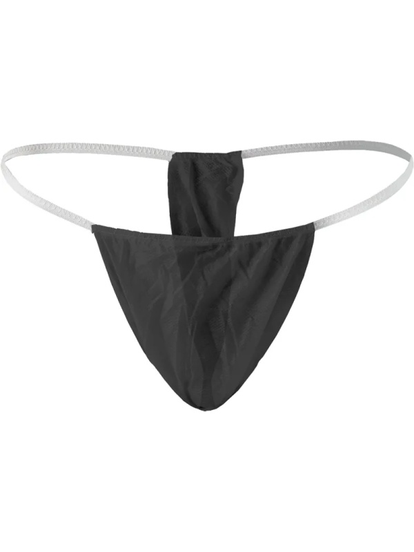 Трусы бикини мужские, спанбонд, цвет черный, 25шт/уп 603-483