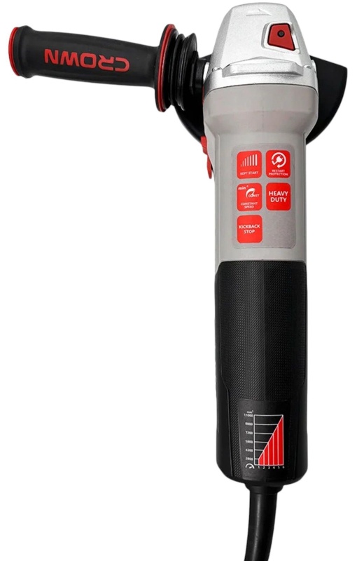 Шлифмашина угловая машина CROWN CT13677-125RSV