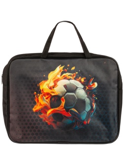 Папка школьника А4 с ручками + твердое дно,ШИРОКАЯ ПШ-11,ОГНЕННЫЕ ИГРЫ