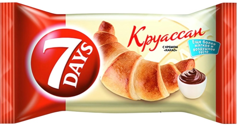 Круасcаны  7 Days миди какао 65гх20шт/уп