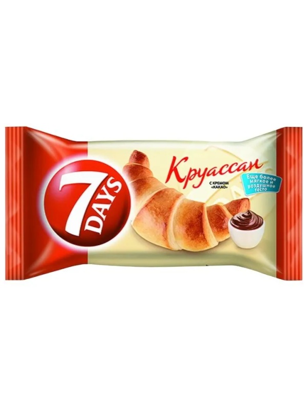 Круасcаны  7 Days миди какао 65гх20шт/уп