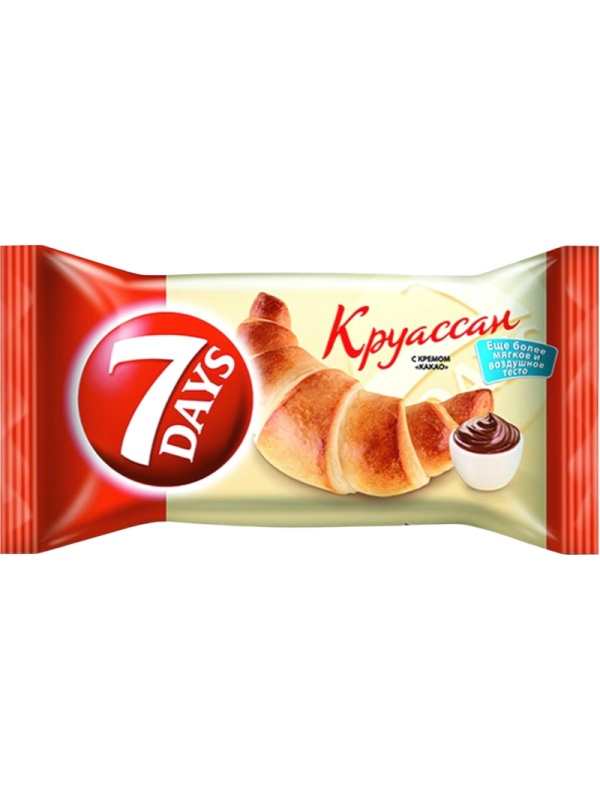 Круасcаны  7 Days миди какао 65гх20шт/уп