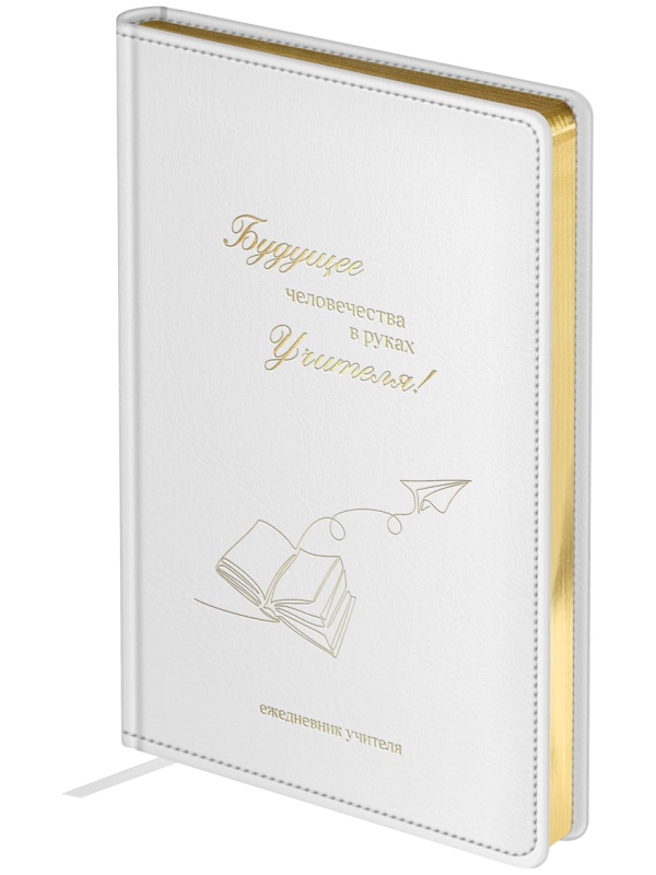 Ежедневник для учителя BG А5 152л., твердый переплет, кожзам, 