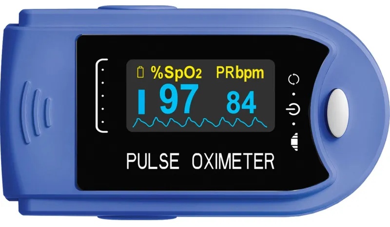 Пульсоксиметр MED-320 (РУ), автоповорот дисп, регулир. яркость диспл