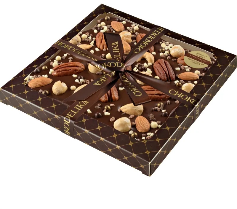 Набор подарочный Шоколад темный  с украшениемКосмический сюрприз