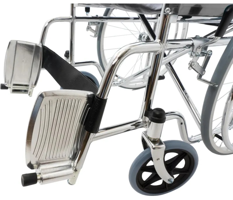 Кресло-коляска , литые колеса, до 110кг, ш.с.46см, Barry A1