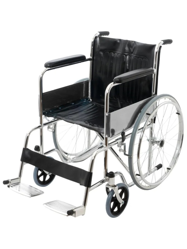 Кресло-коляска , литые колеса, до 110кг, ш.с.46см, Barry A1