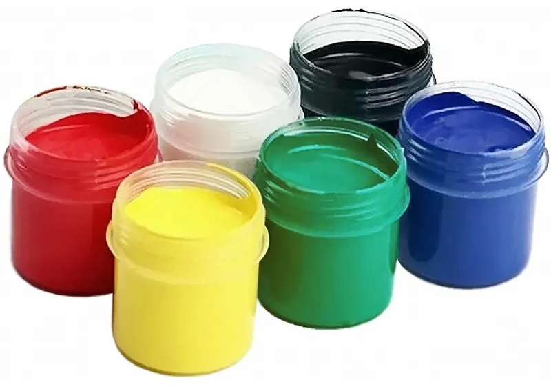 Краски пальчиковые набор 6 цветов по 20мл АЗБУКА ЦВЕТА Арт.91-6.20-00