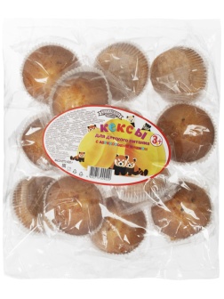 Кекс Махариши для детского питания с абрикосовым джемом, 420г