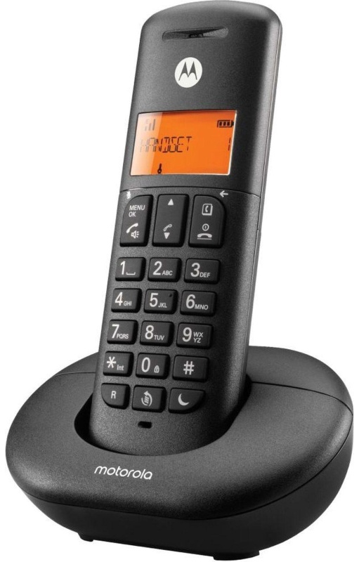 Радиотелефон Motorola DECT E203 (цвет Черный) (кмпл 3 трубки)