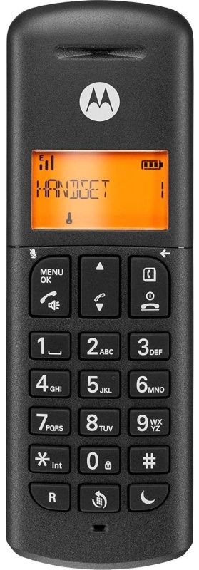 Радиотелефон Motorola DECT E203 (цвет Черный) (кмпл 3 трубки)