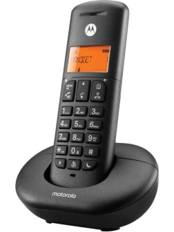 Радиотелефон Motorola DECT E203 (цвет Черный) (кмпл 3 трубки)