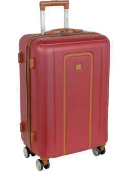 Чемодан средний,(3-ой) Wine бордовый (24) пластикABS,РР5509