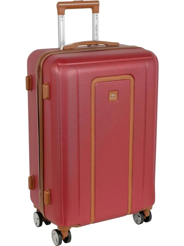 Чемодан средний,(3-ой) Wine бордовый (24) пластикABS,РР5509