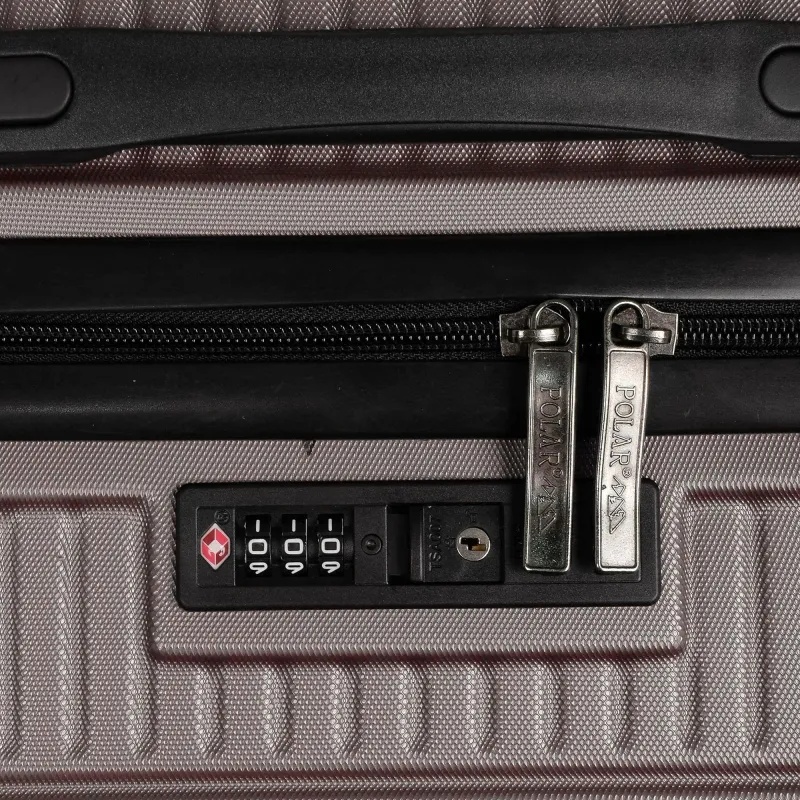 Чемодан средний, (2-ой) Rose розовый (24) пластикABS,РР5661