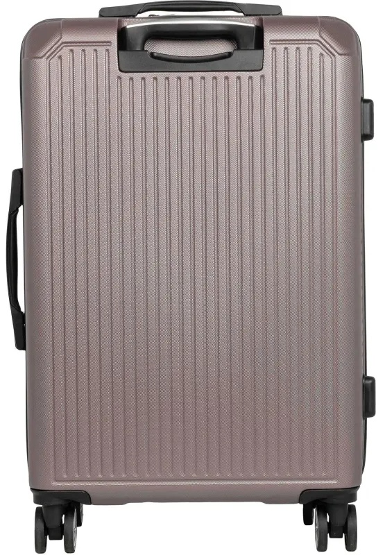 Чемодан средний, (2-ой) Rose розовый (24) пластикABS,РР5661