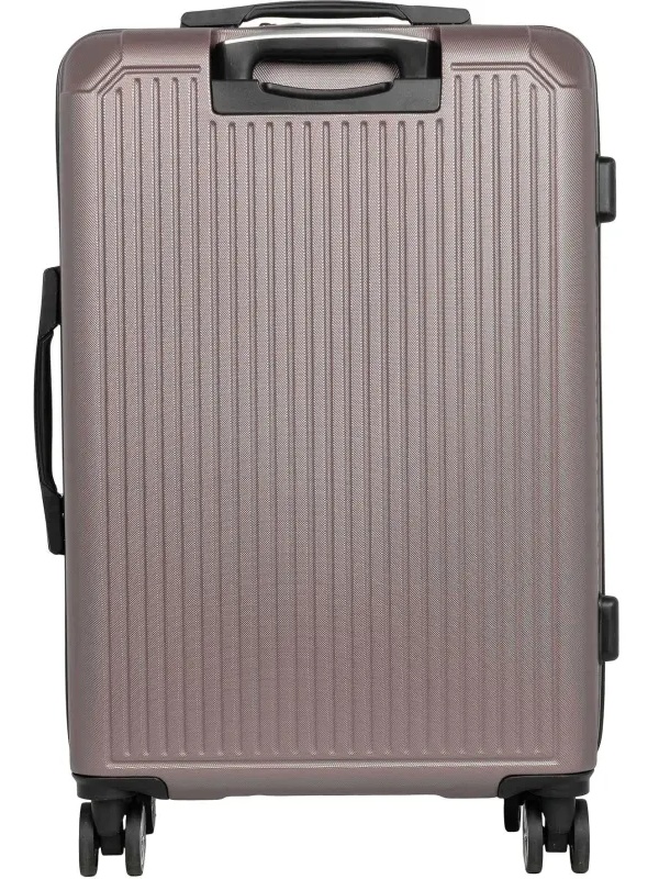 Чемодан средний, (2-ой) Rose розовый (24) пластикABS,РР5661