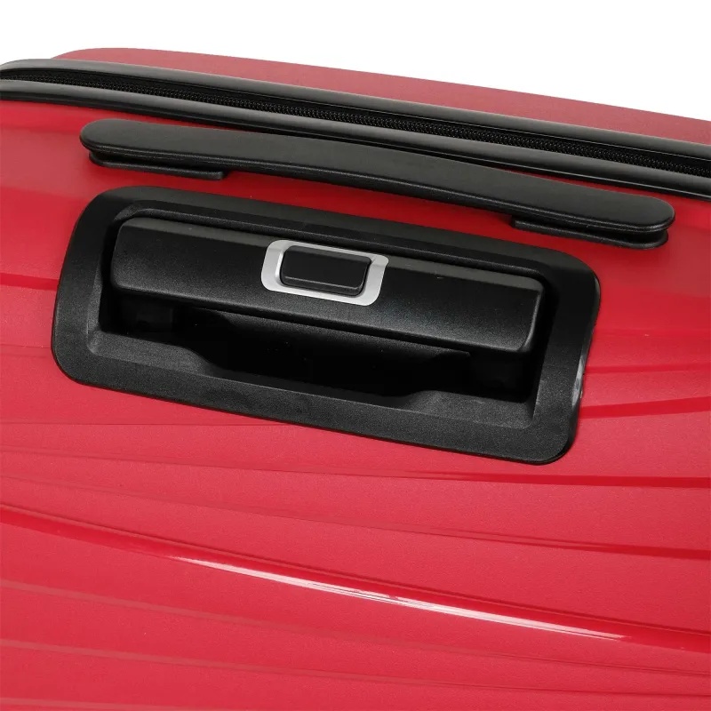 Чемодан средний,(3-ой) Red красный (24) пластик PC, РР820