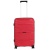 Чемодан средний,(3-ой) Red красный (24) пластик PC, РР820