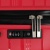 Чемодан средний,(3-ой) Red красный (24) пластик PC, РР820