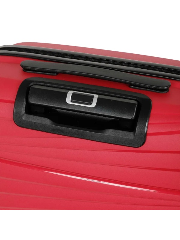 Чемодан средний,(3-ой) Red красный (24) пластик PC, РР820