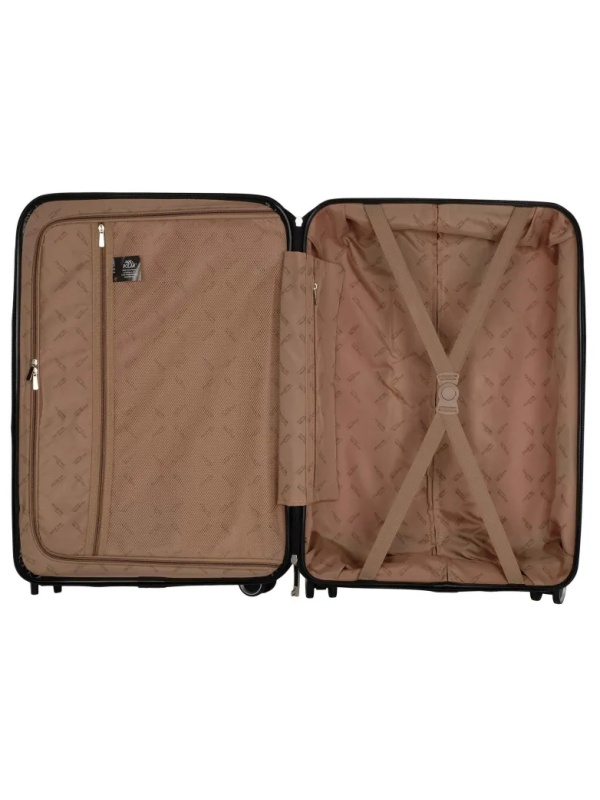 Чемодан средний,(3-ой) Red красный (24) пластик PC, РР820