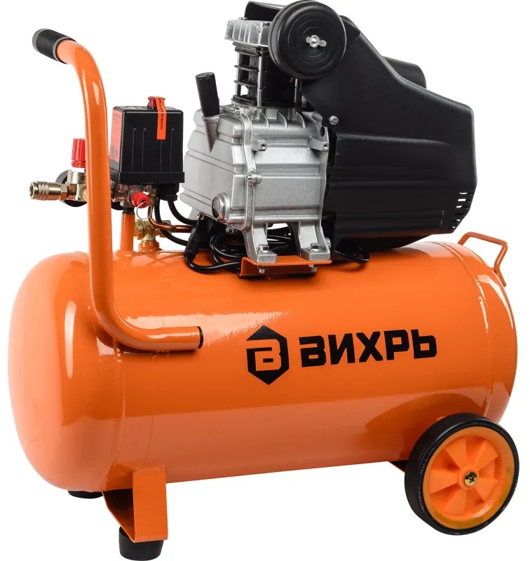 Компрессор поршневой ВИХРЬ КМП-240/50 240л/мин, 50л (74/3/8)