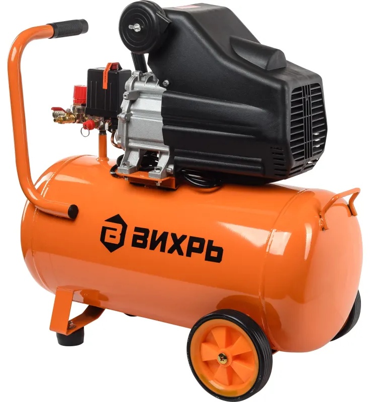 Компрессор поршневой ВИХРЬ КМП-240/50 240л/мин, 50л (74/3/8)