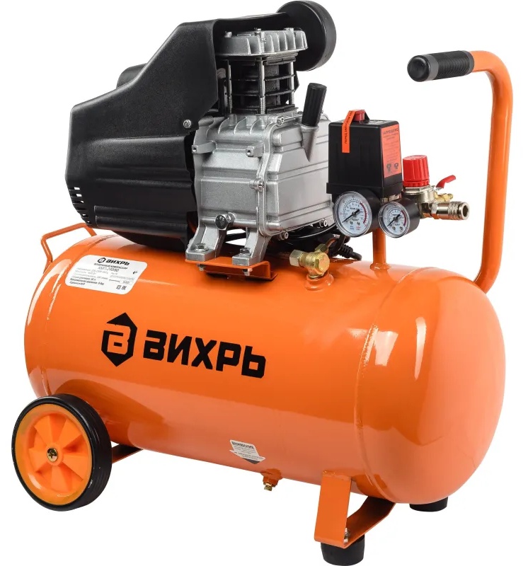 Компрессор поршневой ВИХРЬ КМП-240/50 240л/мин, 50л (74/3/8)