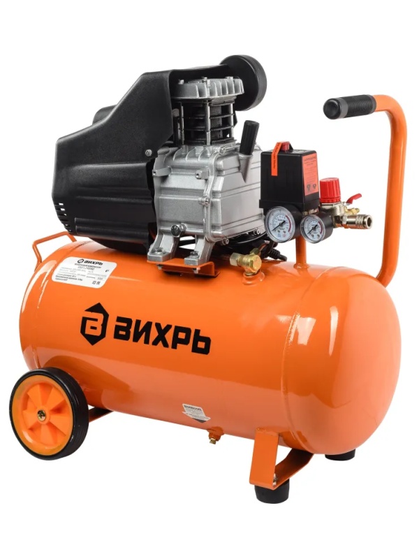 Компрессор поршневой ВИХРЬ КМП-240/50 240л/мин, 50л (74/3/8)