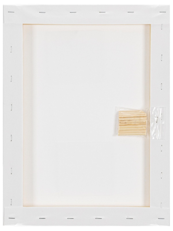 Холст на подрамнике Комус Арт 30х40см, 100% хлопок, мелкое зерно, 280 г/м2