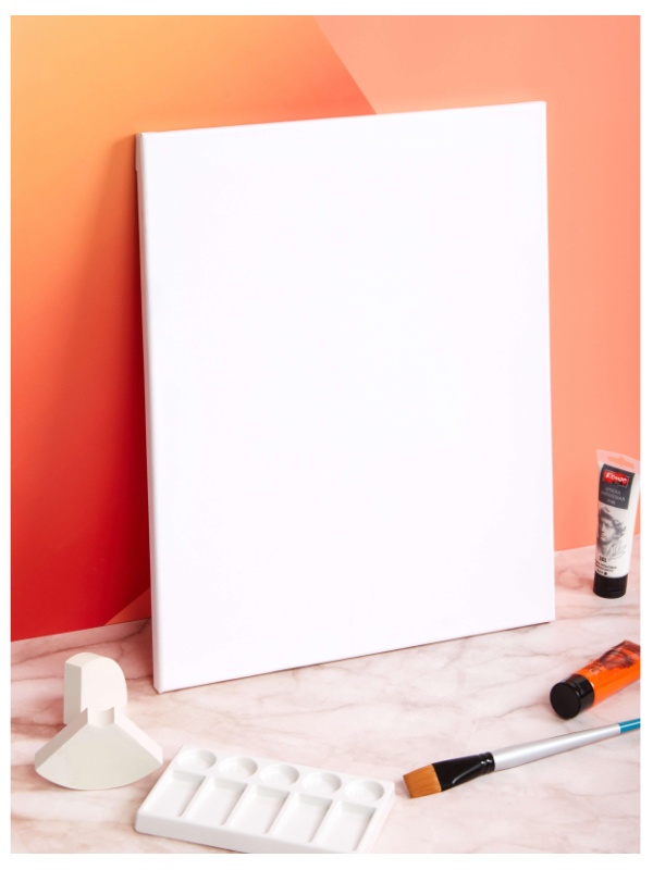 Холст на подрамнике Комус Арт 40х50см, 100% хлопок, мелкое зерно, 280 г/м2