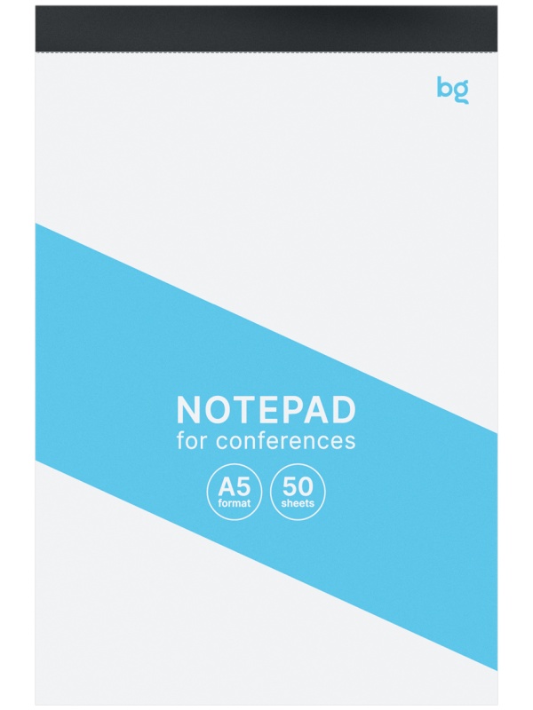 Блокнот А5, 50л., BG 