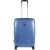 Чемодан Р1936 (3-ой) D.Blue синий (24) пластик ABS средний