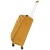 Чемодан Р2007 (3-ой) Yellow желтый (24) тканевый облегченный средний
